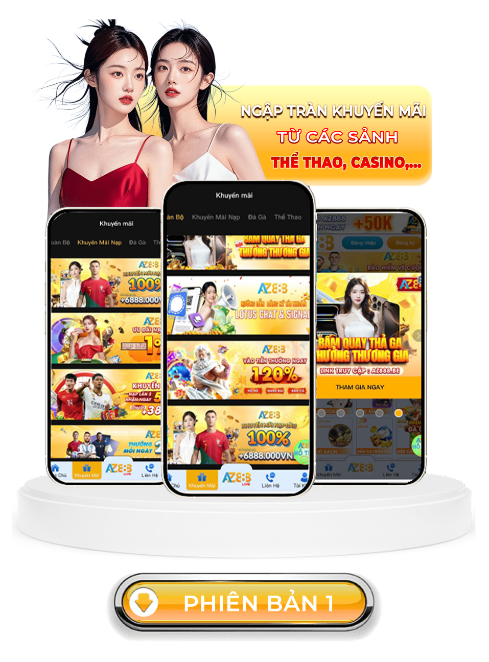 Banner thương hiệu AZ888